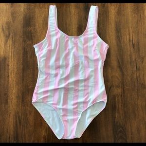 Pink stripe one piece